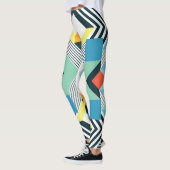 Abstract geometrisch patroon. leggings (Links)