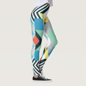 Abstract geometrisch patroon. leggings (Rechts)