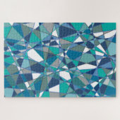 Abstract geometrisch patroon legpuzzel (Horizontaal)