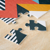 Abstract geometrisch patroon. legpuzzel (Zijkant)