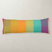 Abstract geometrisch patroon lichaamskussen (Achterkant)