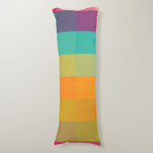 Abstract geometrisch patroon lichaamskussen (Voorkant Verticaal)