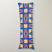 Abstract Geometrisch Patroon Lichaamskussen (Voorkant Verticaal)