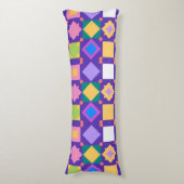 Abstract Geometrisch Patroon Lichaamskussen (Voorkant Verticaal)