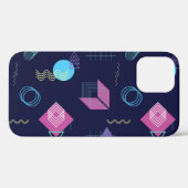 Abstract geometrisch patroon, lijnvormen. Case-Mate iPhone case (Achterkant (horizontaal))