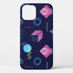 Abstract geometrisch patroon, lijnvormen. Case-Mate iPhone case