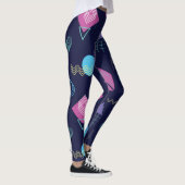 Abstract geometrisch patroon, lijnvormen. leggings (Rechts)