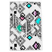 Abstract geometrisch patroon medium cadeauzakje (Voorkant)