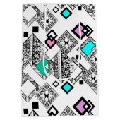 Abstract geometrisch patroon medium cadeauzakje (Achterkant)