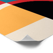 Abstract geometrisch patroon. Memphis stijl print (Hoek)