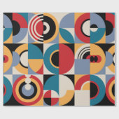 Abstract geometrisch patroon. Memphis stijl print  Cadeaupapier (Vlak)