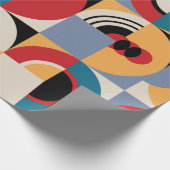 Abstract geometrisch patroon. Memphis stijl print  Cadeaupapier (Hoek)