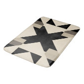 Abstract geometrisch patroon met contrasterend zwa badmat (Gekanteld)