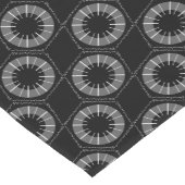 Abstract geometrisch patroon met gestileerde petoe korte tafelloper (Hoek)