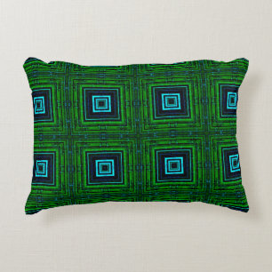 Abstract geometrisch patroon met kaleidoscoopabstr accent kussen
