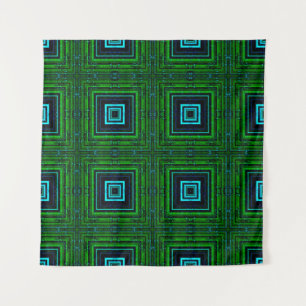 Abstract geometrisch patroon met kaleidoscoopabstr wandkleed
