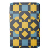 Abstract geometrisch patroon met levendige kleuren badmat (Voorkant Verticaal)