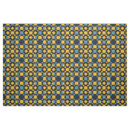 Abstract geometrisch patroon met levendige kleuren stof