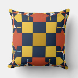 Abstract geometrisch patroon met pijlen kussen