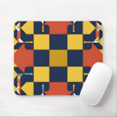 Abstract geometrisch patroon met pijlen muismat (Met muis)