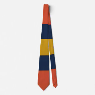 Abstract geometrisch patroon met pijlen stropdas