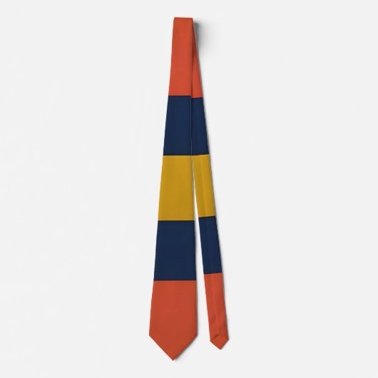 Abstract geometrisch patroon met pijlen stropdas (Voorkant)