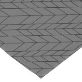 Abstract geometrisch patroon met schuine zigzag korte tafelloper (Hoek)