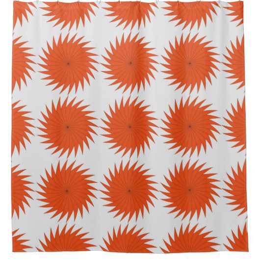 Abstract geometrisch patroon met strepen, lijnen. douchegordijn (Voorkant)