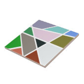 Abstract Geometrisch Patroon - Midden-eeuw, jaren Tegeltje (Zijkant)