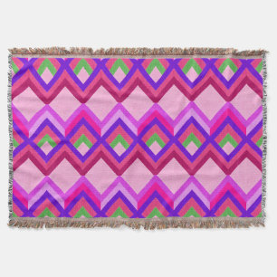 Abstract Geometrisch Patroon Modern Gezellig Thuis Deken