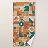 Abstract geometrisch patroon. Multicolor Figures. Badhanddoek (Badhanddoek)