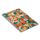 Abstract geometrisch patroon. Multicolor Figures. Notitieboek (Rechterzijde)