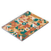 Abstract geometrisch patroon. Multicolor Figures. Notitieboek (Linkerzijde)