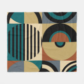 Abstract geometrisch patroon. Naadloze memphare st Fleece Deken (Voorkant (Horizontaal))