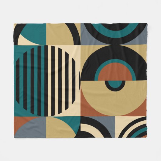 Abstract geometrisch patroon. Naadloze memphare st Fleece Deken (Voorkant (Horizontaal))