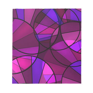 Abstract geometrisch patroon notitieblok