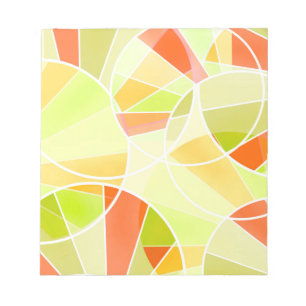Abstract geometrisch patroon notitieblok