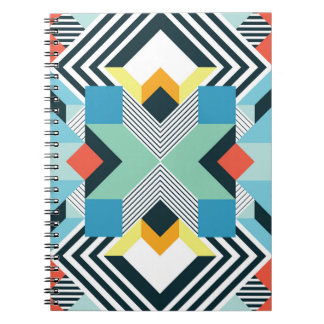 Abstract geometrisch patroon. notitieboek