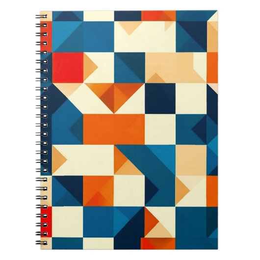 Abstract Geometrisch Patroon Notitieboek (Voorkant)