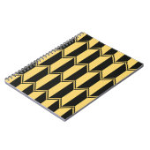 Abstract geometrisch patroon notitieboek (Linkerzijde)