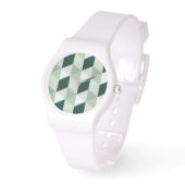Abstract Geometrisch Patroon - Nr. 01 Horloge (Hoek)