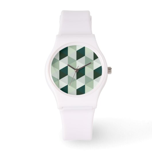 Abstract Geometrisch Patroon - Nr. 01 Horloge (Voorkant)