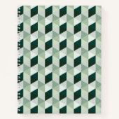 Abstract Geometrisch Patroon - Nr. 01 Notitieboek (Voorkant)