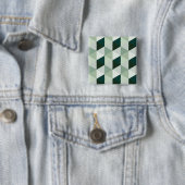 Abstract Geometrisch Patroon - Nr. 01 Vierkante Button 5,1 Cm (In situ)