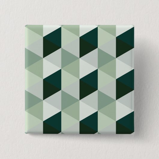 Abstract Geometrisch Patroon - Nr. 01 Vierkante Button 5,1 Cm (Voorkant)
