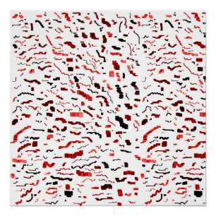 Abstract geometrisch patroon perfect poster