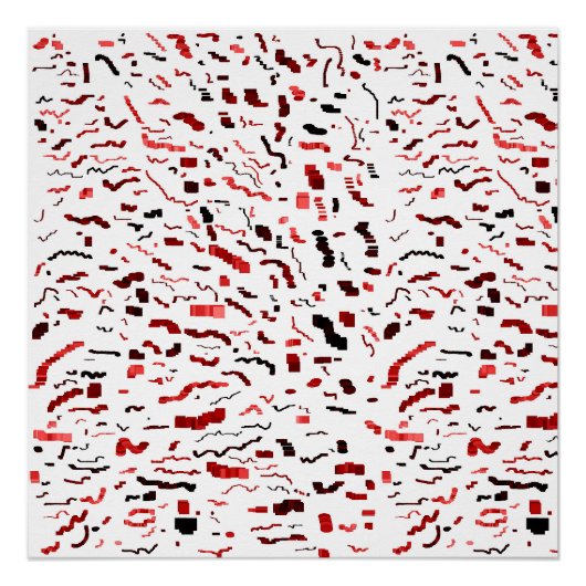 Abstract geometrisch patroon perfect poster (Voorkant)