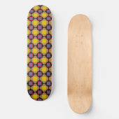 Abstract geometrisch patroon persoonlijk skateboard (Voorkant)