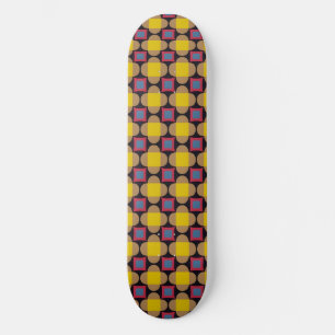 Abstract geometrisch patroon persoonlijk skateboard