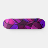 Abstract geometrisch patroon persoonlijk skateboard (Horizontaal)